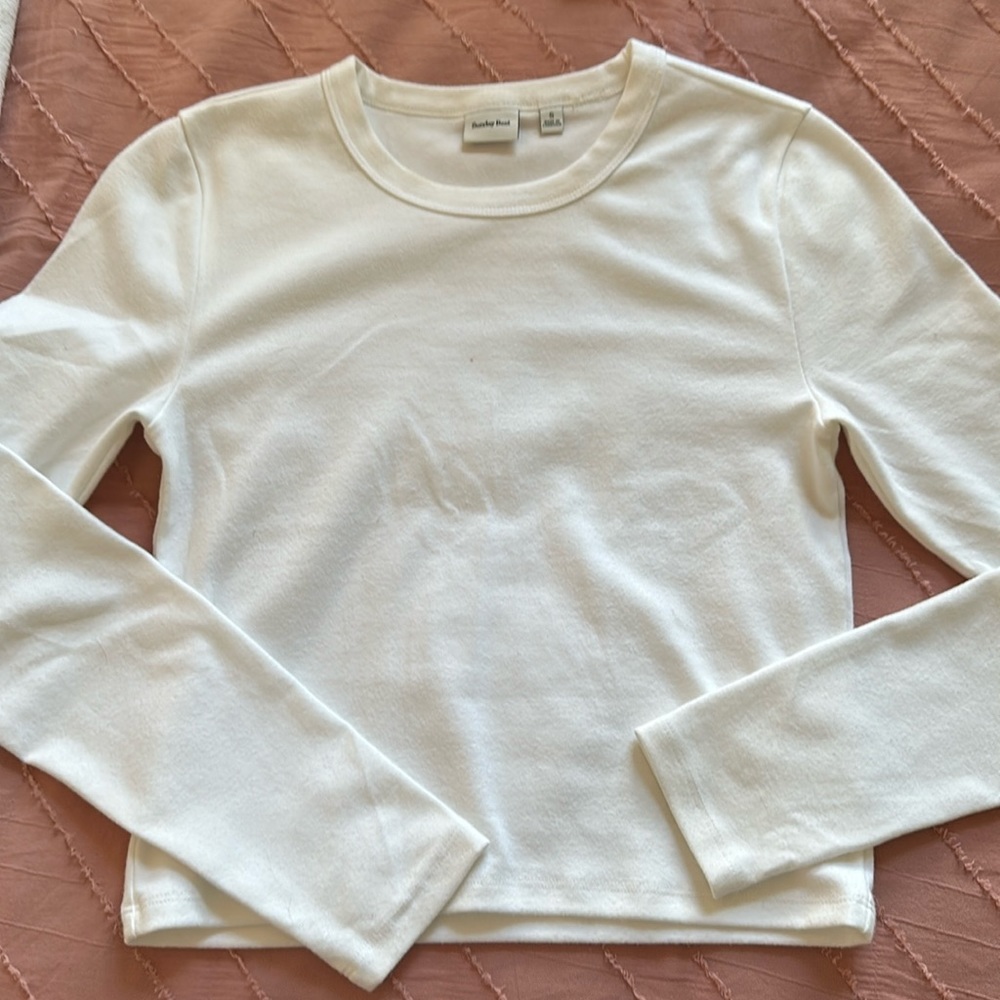 Sunday Best Little Ribbed Long-Sleeve